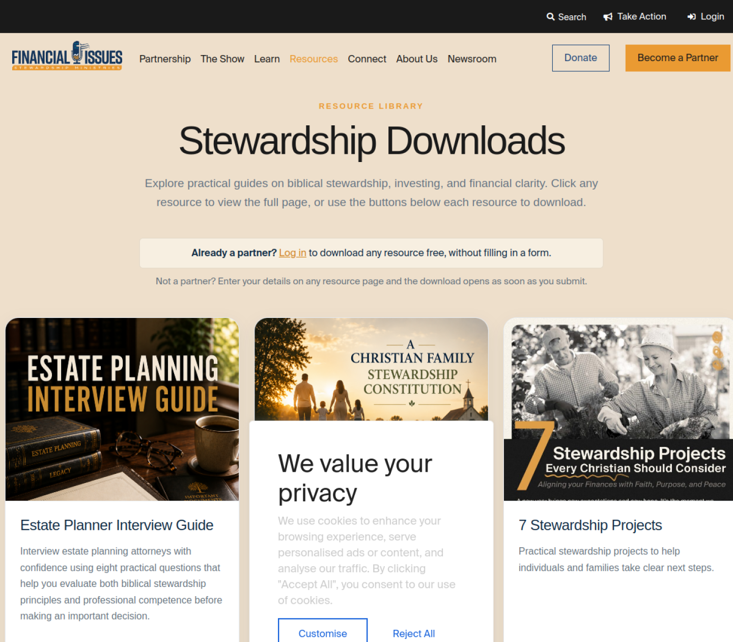 Updated Financial Issues PDF resource library